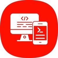 Code Terminal Vector Icon Design