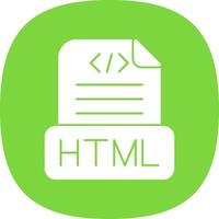 Html File Vector Icon Design