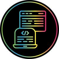 Backend Development Vector Icon Design