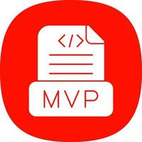 diseño de icono de vector mvp