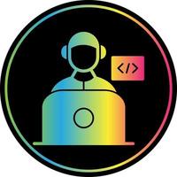 diseño de icono de vector de programador