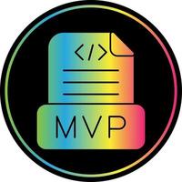 diseño de icono de vector mvp