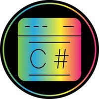 C Sharp Vector Icon Design