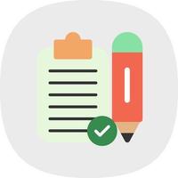 Task Planning Vector Icon Design