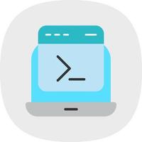 Command Line Vector Icon Design