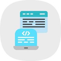 Backend Development Vector Icon Design