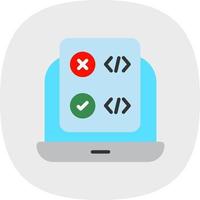 Code Correction Vector Icon Design