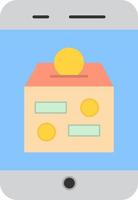 Online Donation Vector Icon Design