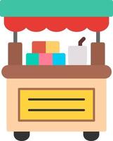 Donation Stall Vector Icon Design