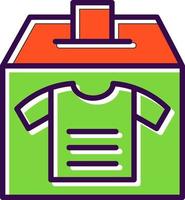 Clothes Donation Vector Icon Design