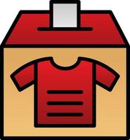 Clothes Donation Vector Icon Design