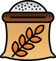 Wheat Sack Vector Icon Design