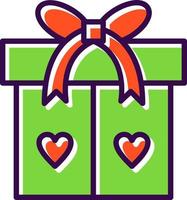 diseño de icono de vector de caja de regalo