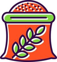 Wheat Sack Vector Icon Design