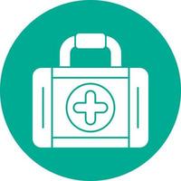 First Aid Kit Vector Icon Design