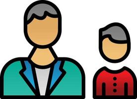 Help Children Vector Icon Design