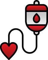 Blood Donation Vector Icon Design