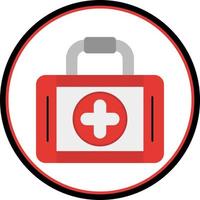 First Aid Kit Vector Icon Design