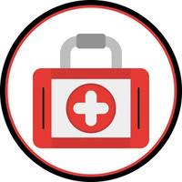 First Aid Kit Vector Icon Design