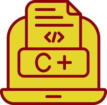 Coding Language Vector Icon Design