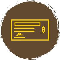 Cheque Vector Icon Design