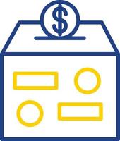 Donation Box Vector Icon Design