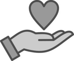 Organ Donation Vector Icon Design