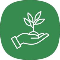 Reforestation Vector Icon Design