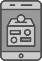 Online Donation Vector Icon Design