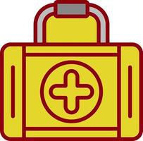 First Aid Kit Vector Icon Design