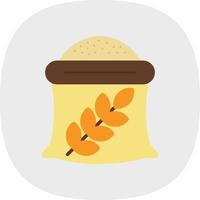 Wheat Sack Vector Icon Design