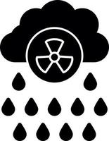 diseño de icono de vector de lluvia ácida