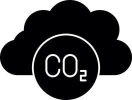 diseño de icono de vector de dióxido de carbono