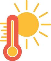 Hot Weather Vector Icon Design