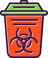 Toxic Waste Vector Icon Design