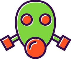 Gas Mask Vector Icon Design