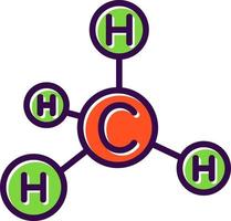 Methane Vector Icon Design