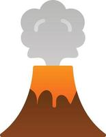 diseño de icono de vector de volcán