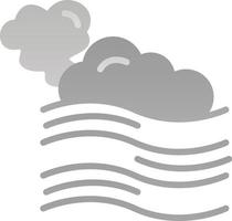 diseño de icono de vector de niebla