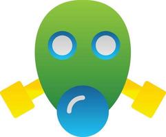 Gas Mask Vector Icon Design