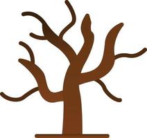 diseño de icono de vector de árbol seco