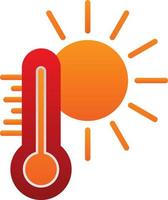 Hot Weather Vector Icon Design