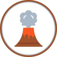 Volcano Vector Icon Design