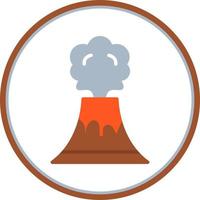 Volcano Vector Icon Design