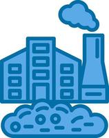 Factory Waste Vector Icon Design