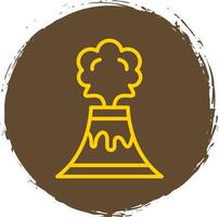 Volcano Vector Icon Design