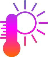 Hot Weather Vector Icon Design