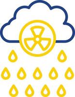 diseño de icono de vector de lluvia ácida