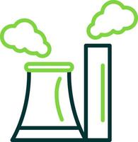 Chimney Pollution Vector Icon Design