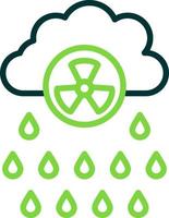 diseño de icono de vector de lluvia ácida